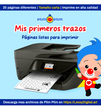 plim plim hojas de trazos para imprimir material didactico preescolar mis primeros trazos