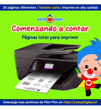 actividades para contar plim plim preescolar kinder imprimir ejercisios numeros