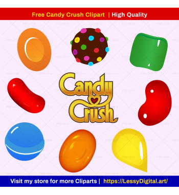Free candy crush clipart |...
