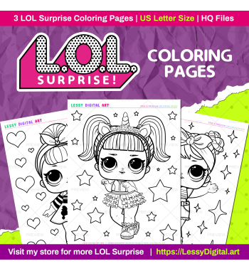 dibujos lol surprise para colorear lineart coloring pages