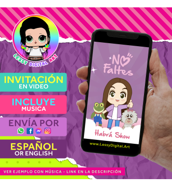 Video invitación de Lara Campos