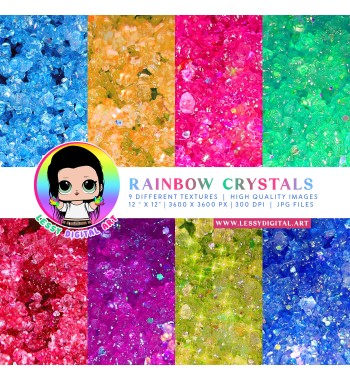 large textures rainbow crystals sugar cololrful backgrounds