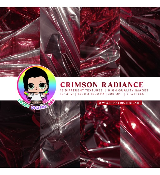 red large textures metallic silver wine