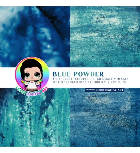 Blue powder - Large textures