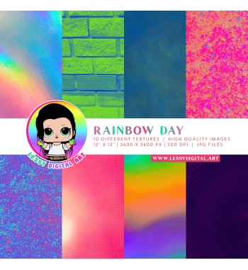 colorful large textures rainbow