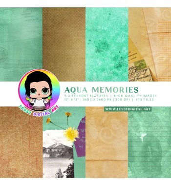 aqua vintage large textures brown