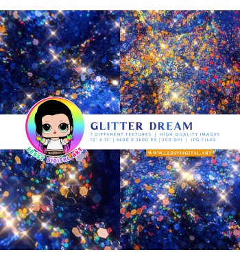 glitter large textures sparks