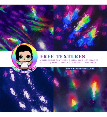 light purple blue holographic large textures