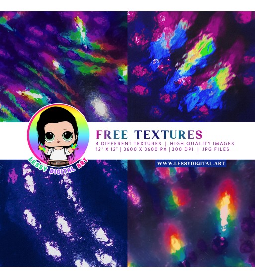 light purple blue holographic large textures