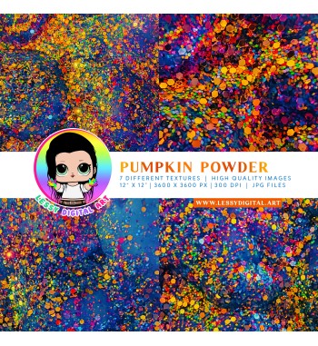 blue orange large textures glitter