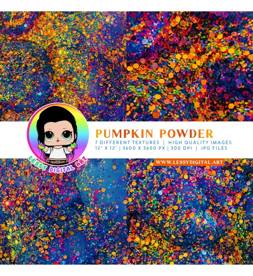 blue orange large textures glitter