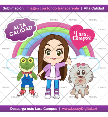 lara campos png fondo transparente