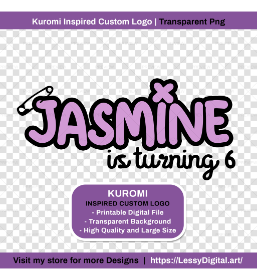 kuromi custom logo personalizado