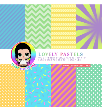 digital papers pastel colorful papeles digitales fondos