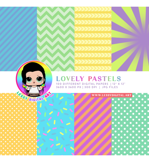 digital papers pastel colorful papeles digitales fondos