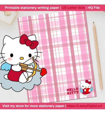 printable hello kitty stationery hojas decoradas