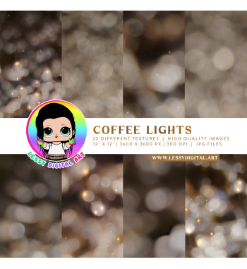 coffee light textures brown bokeh