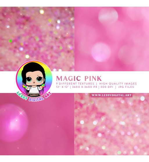 sweet magic pink light texture glitter bokeh