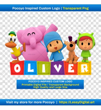 Pocoyo Custom Logo |...