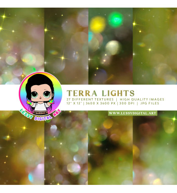 green light bokeh texture sparks