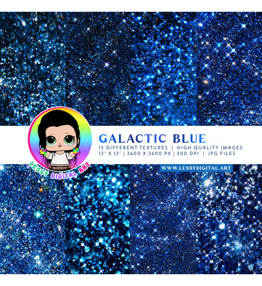 glitter blue large textures