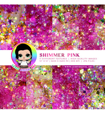 pink glitter large textures