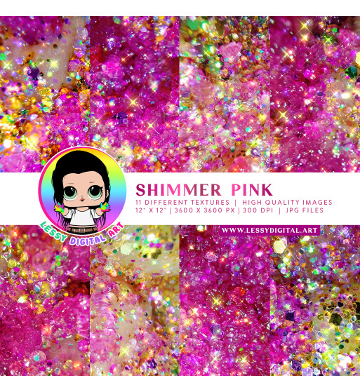 pink glitter large textures