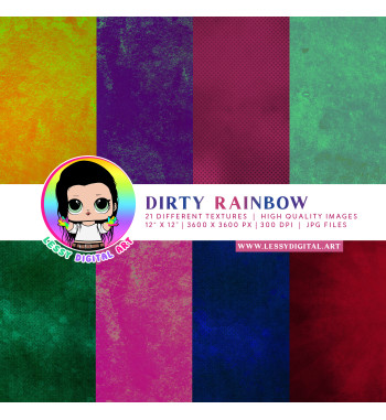 dirty grunge large textures rainbow