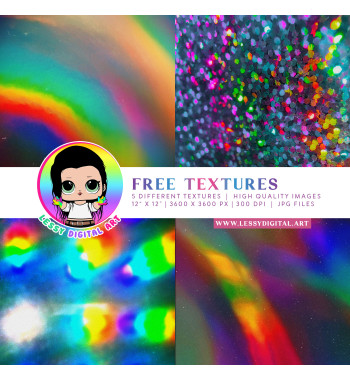 free rainbow large texture