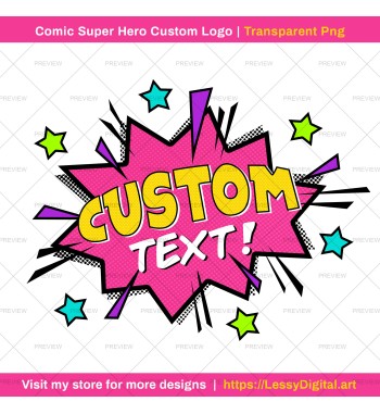 Comic Super Hero Custom...