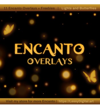 free encanto overlay light textures mirabel isabela