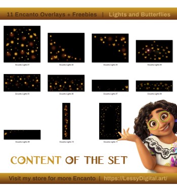 free encanto overlay light textures mirabel isabela