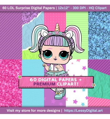 lol surprise png digital papers clipart fondos birthday party fiesta cumpleaños