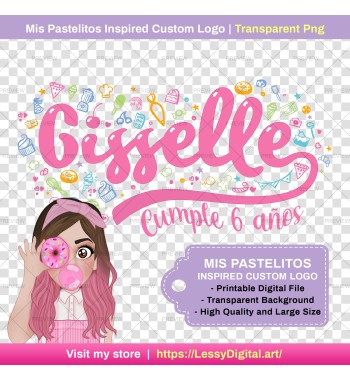 mis pastelitos custom logo personalizado png clipart nombre