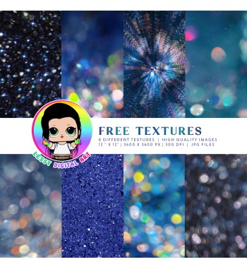 Free Blue Textures. Light Bokeh and glitter textures. Free Download. Large Textures.